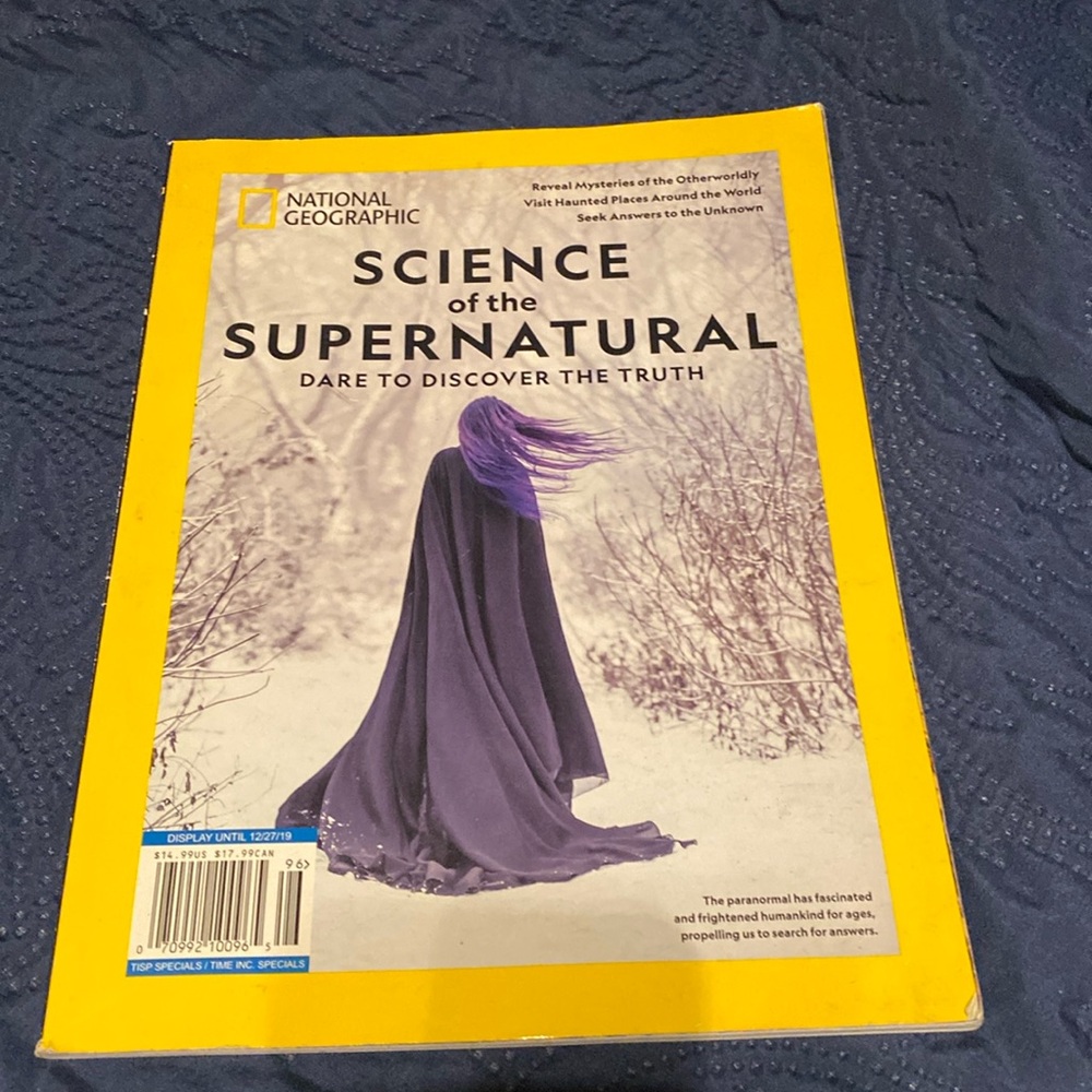 National Geographic Dec. 2019 edition Science of the Supernatural